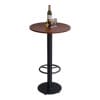 Bàn bar tròn 60cm gỗ cao su chân sắt sơn tĩnh điện