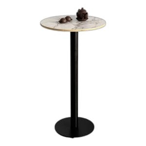 Lỗi 404 Bàn Bar tròn 60cm gỗ Plywood vân đá chân sắt