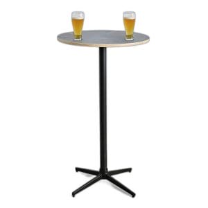 Bàn bar tròn 60cm gỗ plywood vân giả đá