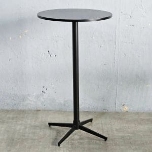 Bàn bar tròn 60cm gỗ plywood vân giả đá - hình 2