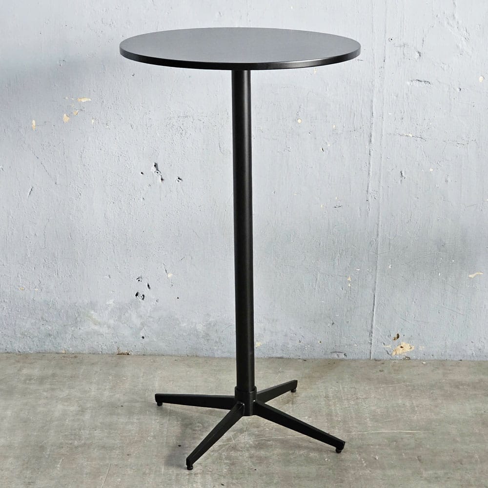 Bàn bar tròn 60cm gỗ plywood vân giả đá Bàn bar tròn 60cm gỗ plywood vân giả đá - hình 2