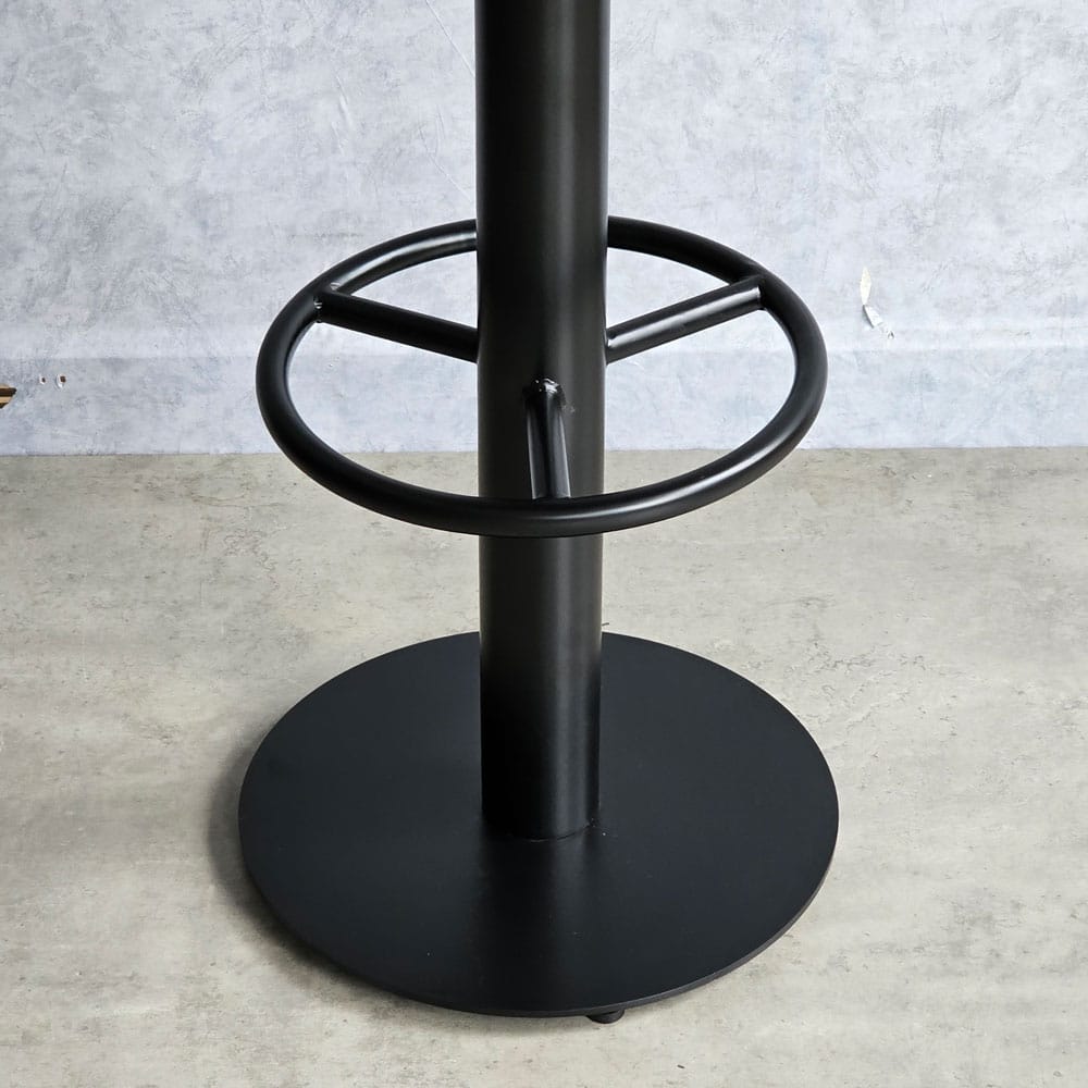 Bàn bar tròn 60cm mặt gạch bông chân sắt có gác chân Bàn bar tròn 60cm mặt gạch bông chân sắt có gác chân - hình 5