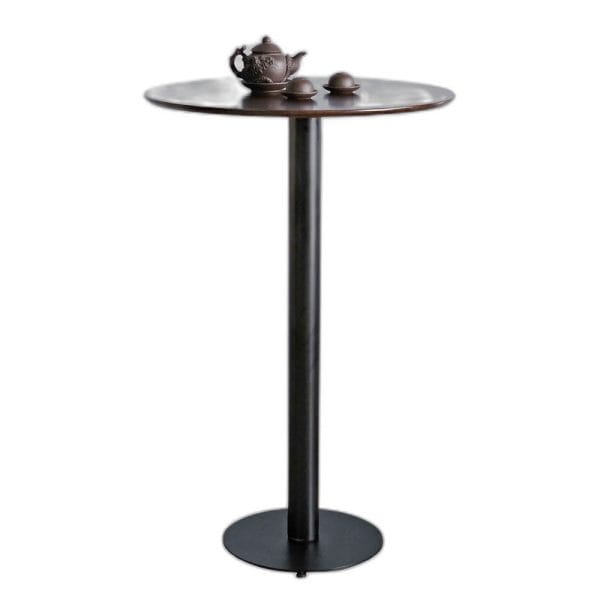 Bàn bar tròn 70cm gỗ cao su