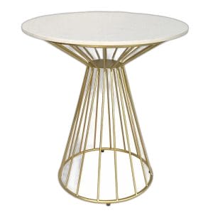 Bàn cafe, bàn decor mặt đá chân cổ lọ CFD68123