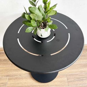 Bàn cafe, bàn ngoài trời mặt tôn chân sắt CFD68144 - hình 1
