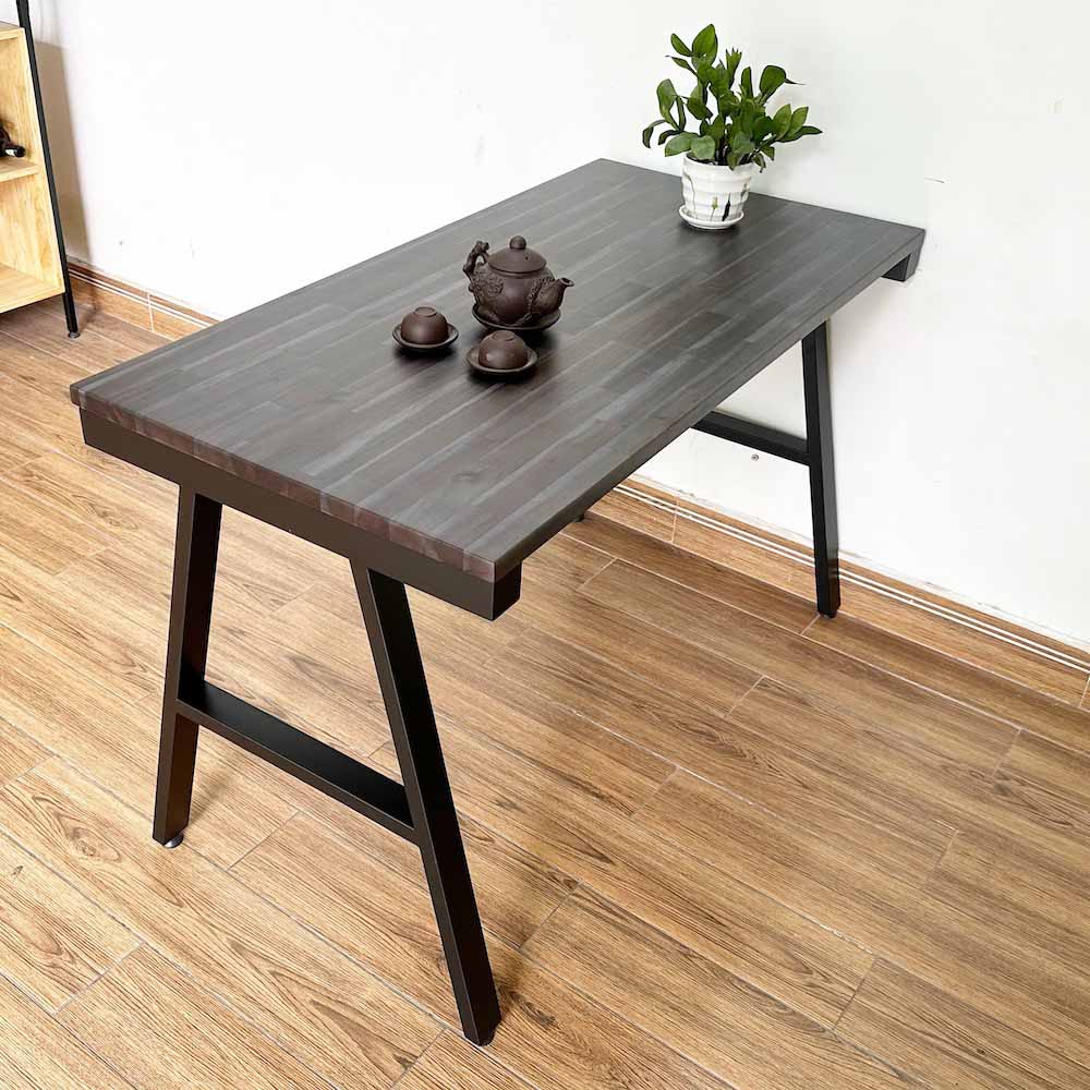 Bàn cafe, bàn nhà hàng 1m2 gỗ Tràm CFD68152 Bàn cafe, bàn nhà hàng 1m2 gỗ Tràm CFD68152 - hình 4