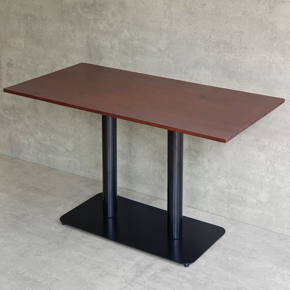 Bàn cafe chữ nhật 120x60cm gỗ cao su chân sắt đôi CFD68181 Bàn cafe chữ nhật 120x60cm gỗ cao su chân sắt đôi CFD68181 - hình 3