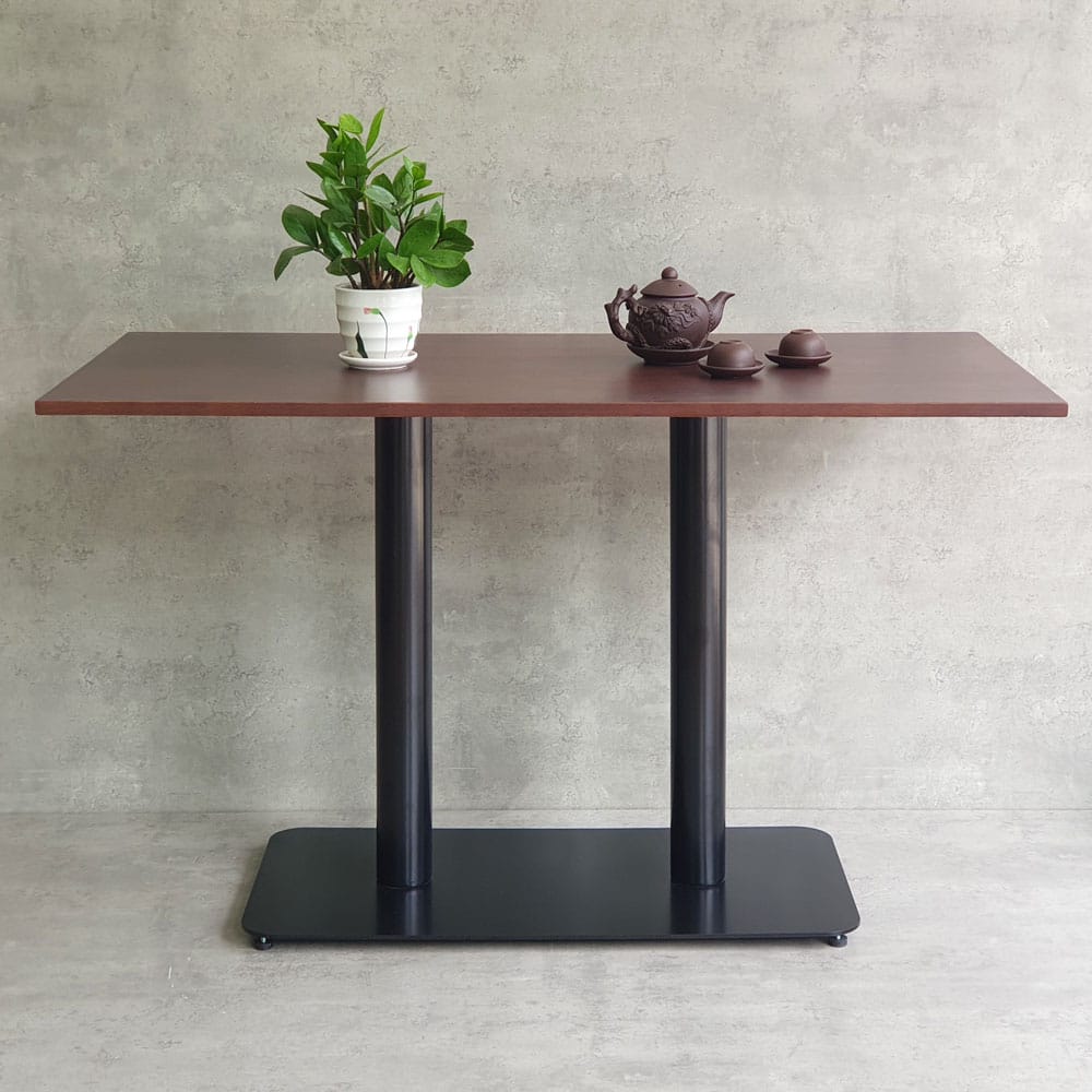 Bàn cafe chữ nhật 120x60cm gỗ cao su chân sắt đôi CFD68181 Bàn cafe chữ nhật 120x60cm gỗ cao su chân sắt đôi CFD68181 - hình 5