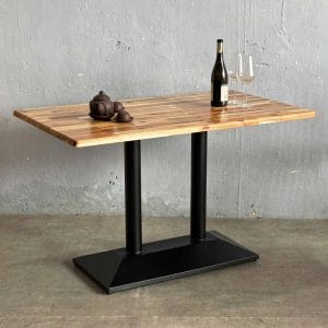 Bàn cafe chữ nhật 120x70cm gỗ trà CFD68264 - hình 1