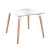 Bàn cafe Eames vuông 60cm chân gỗ