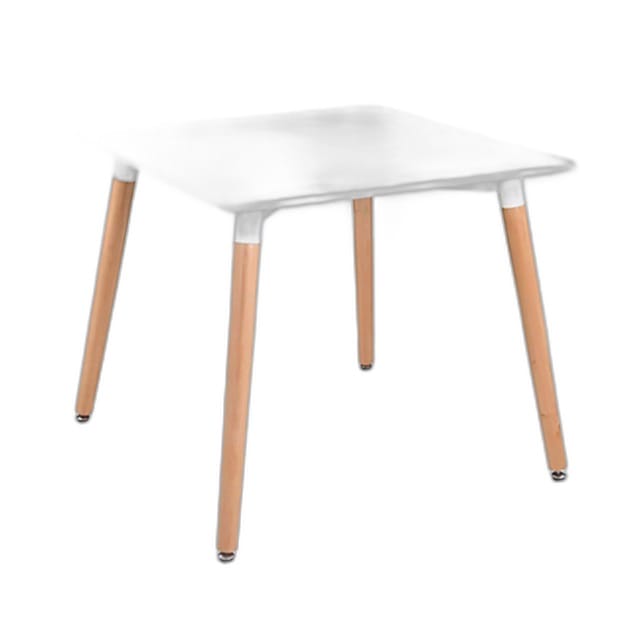 Bàn cafe Eames vuông 60cm chân gỗ Bàn cafe Eames vuông 60cm chân gỗ