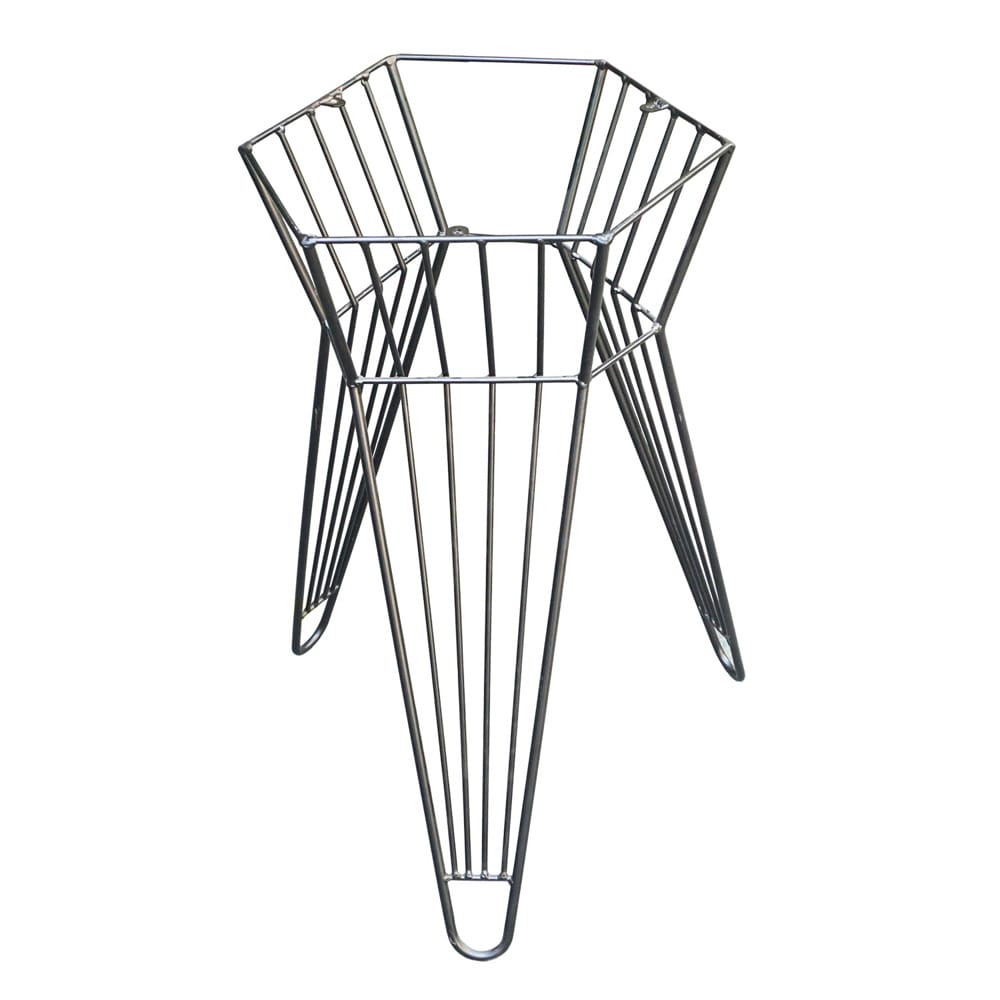 Bàn cafe gỗ me tây tròn 60cm dày 5cm chân sắt Bàn cafe gỗ me tây tròn 60cm dày 5cm chân sắt - hình 1