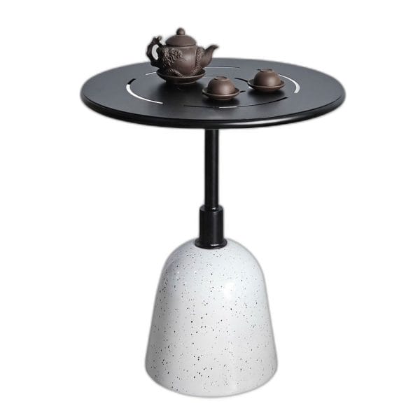 Bàn cafe tròn 60cm chân bê tông giả đá mài CFD68246