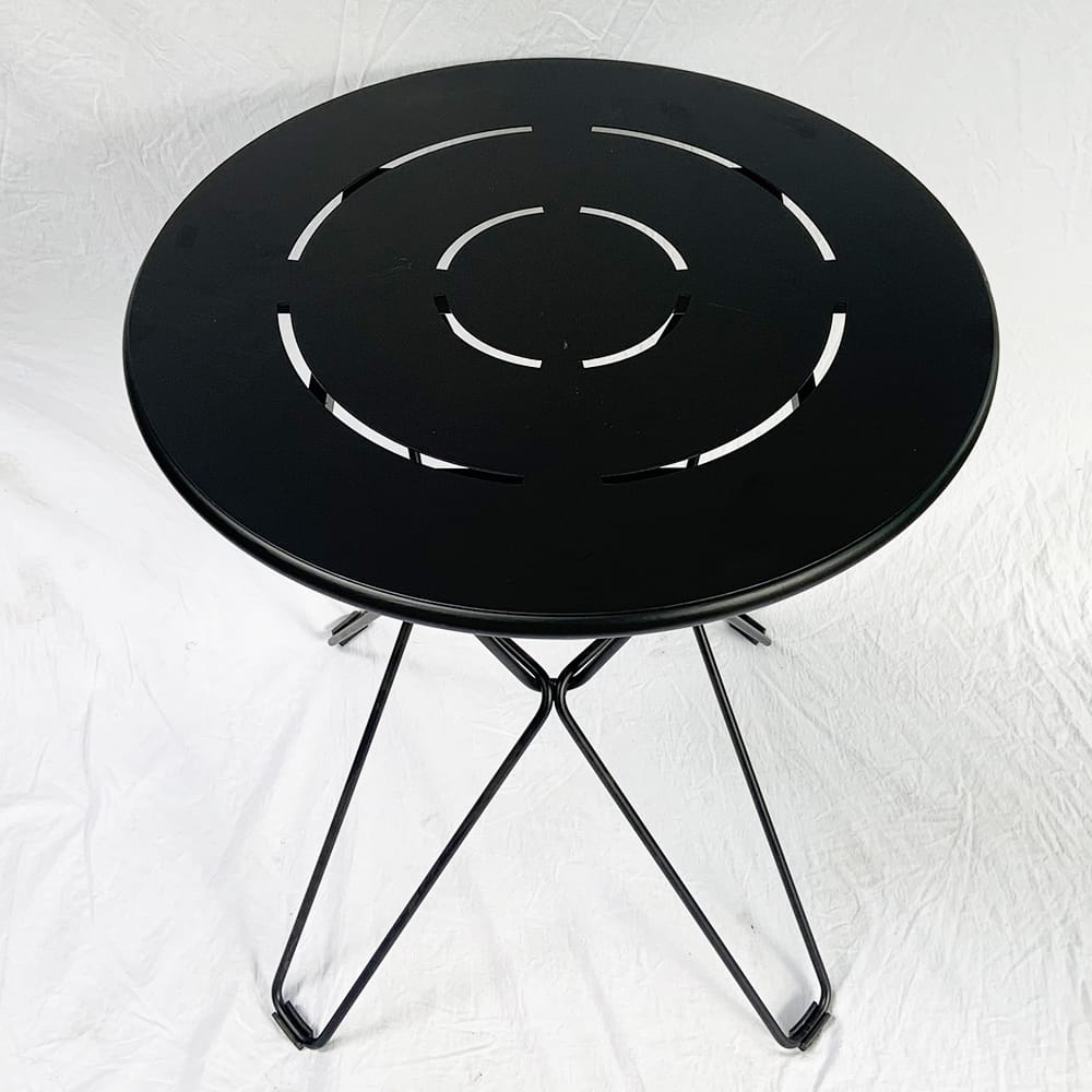 Bàn cafe tròn 60cm chân sắt lap CFD68116 Bàn cafe tròn 60cm chân sắt lap CFD68116 - hình 2