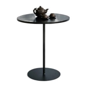 Bàn cafe tròn 60cm gỗ cao su chân sắt CFD68199