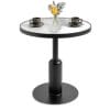 Bàn cafe tròn 60cm mặt ceramic CFD68292