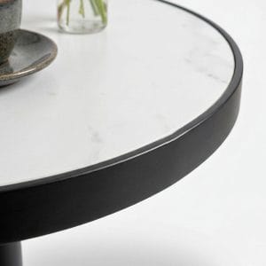 Bàn cafe tròn 60cm mặt ceramic CFD68292 - hình 1