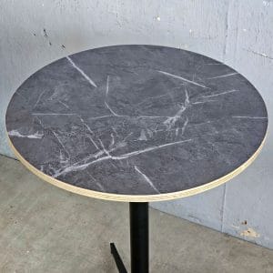 Bàn cafe tròn 60x60cm gỗ plywood vân giả đá CFD68273 - hình 1