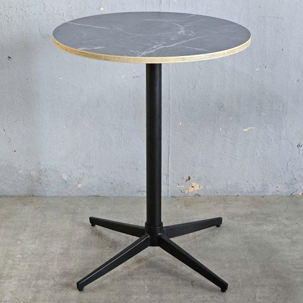 Bàn cafe tròn 60x60cm gỗ plywood vân giả đá CFD68273 - hình 5