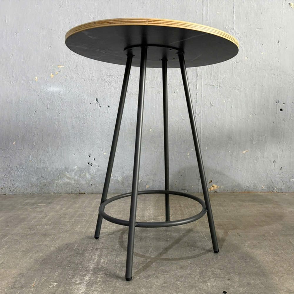 Bàn cafe tròn 60x60cm gỗ plywood vân giả đá CFD68277 Bàn cafe tròn 60x60cm gỗ plywood vân giả đá CFD68277 - hình 3