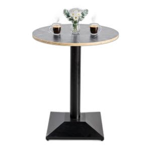 Bàn cafe tròn 60x60cm gỗ plywood vân giả đá CFD68278