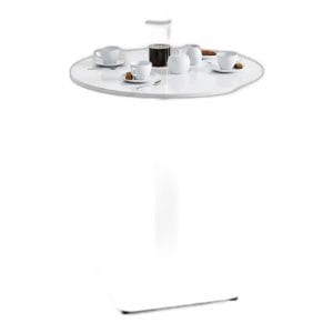Bàn cafe tròn 60x60cm mặt đá chân sắt CFD68280