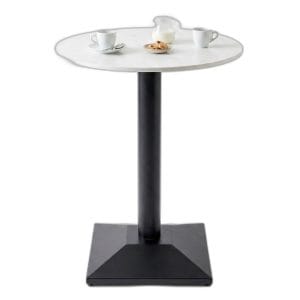 Bàn cafe tròn 60x60cm mặt đá chân sắt CFD68293