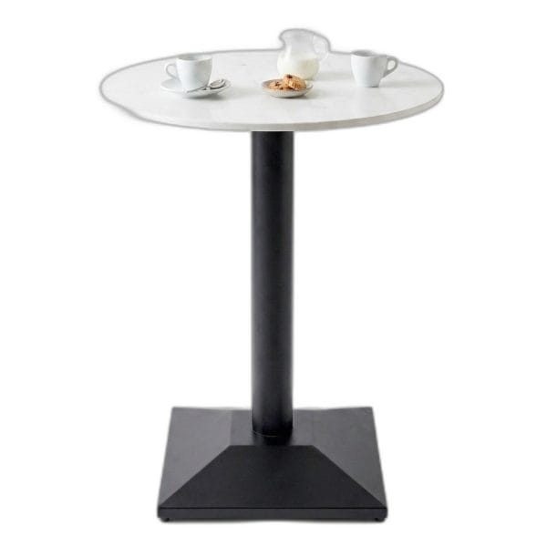 Bàn cafe tròn 60x60cm mặt đá chân sắt CFD68293