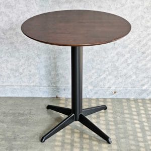 Bàn cafe tròn 70cm gỗ cao su chân sắt hình sao CFD68213 - hình 1