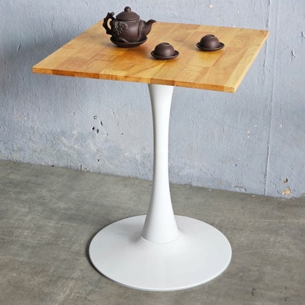 Bàn cafe vuông 60x60cm chân Tolix sắt CFD68253 - hình 2