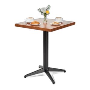 Bàn cafe vuông 60x60cm ghép mặt gỗ cao su CFD68288
