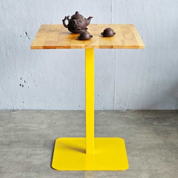 Bàn cafe vuông 60x60cm gỗ cao su CFD68227 - hình 3