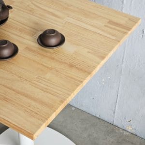 Bàn cafe vuông 60x60cm gỗ cao su CFD68240 - hình 1