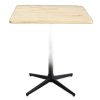 Bàn cafe vuông 70x70cm gỗ cao su CFD68272