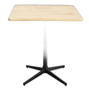 Bàn cafe vuông 70x70cm gỗ cao su CFD68272