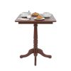 Bàn cafe vuông chân Rustic gỗ cao su CFD68283