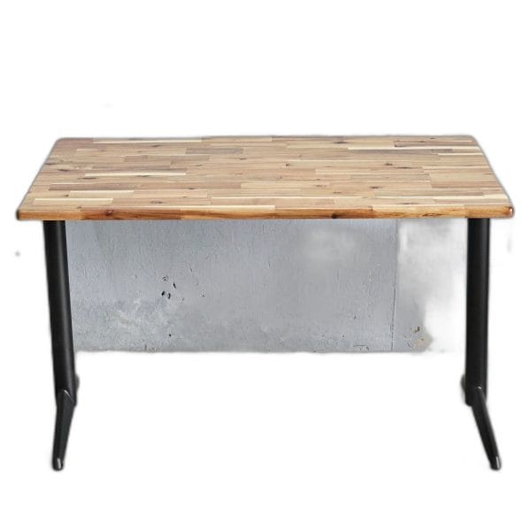 Bàn chữ nhật 120x70cm gỗ tràm chân sắt BA68240