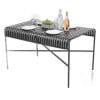 Bàn chữ nhật ngoài trời 120x80cm sắt sơn tĩnh điện
