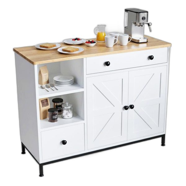 Bàn đảo bếp 104x41x80cm gỗ cao su