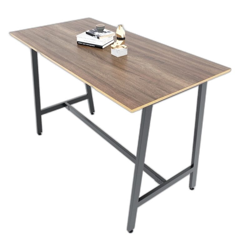 Bàn đứng 160x80x105cm gỗ Plywood phủ melamin chân sắt lắp ráp STD68035