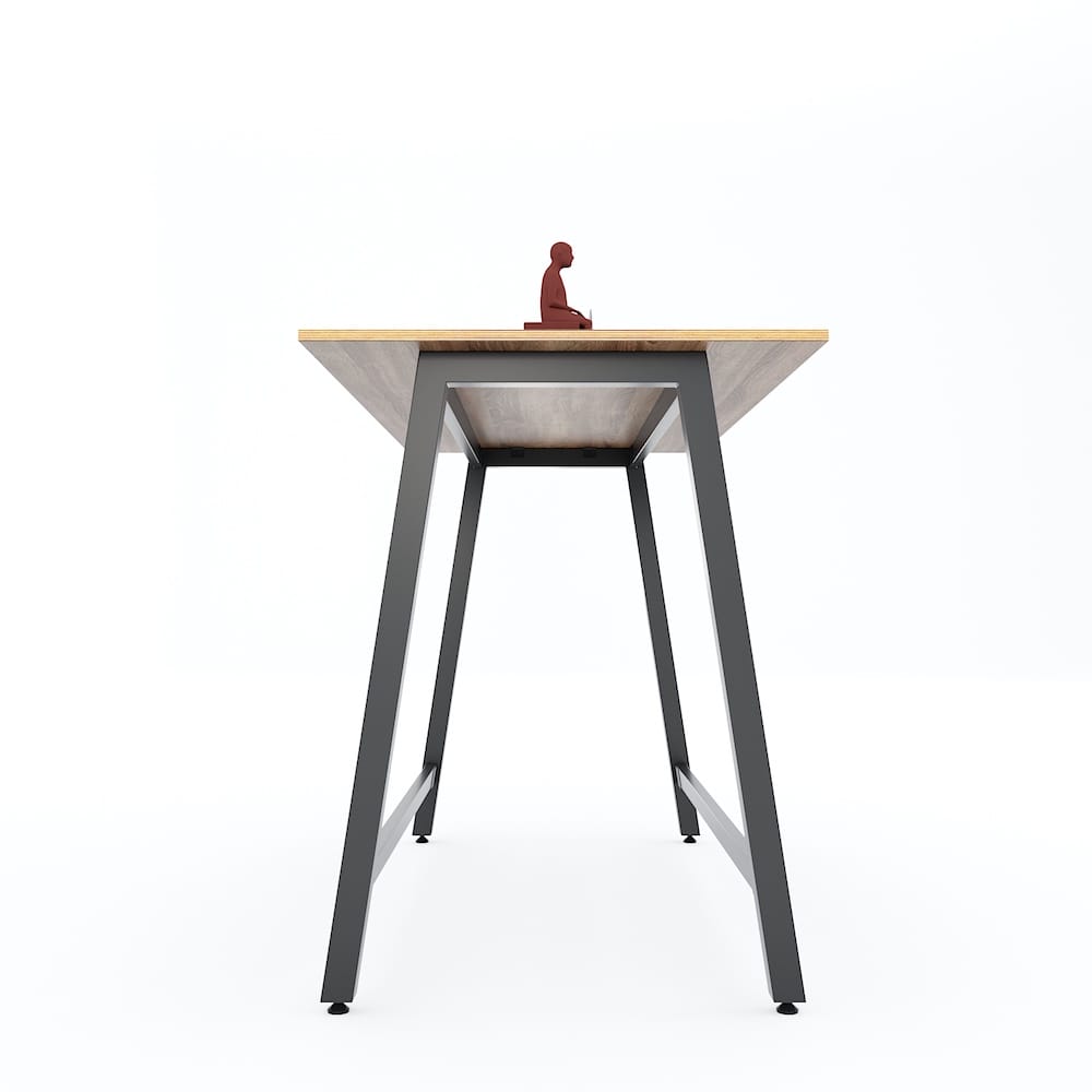 Bàn Đứng Làm Việc Nhóm 4 Người Ván Plywood Chân Sắt STD68037 Bàn Đứng Làm Việc Nhóm 4 Người Ván Plywood Chân Sắt STD68037 - hình 4