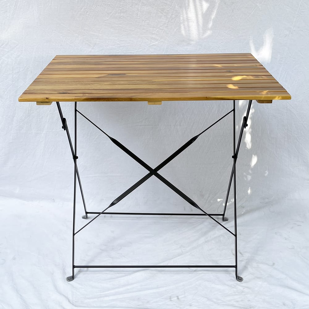 Bàn gấp gọn ngoài trời 60x80cm mặt gỗ tràm CFD68092 Bàn gấp gọn ngoài trời 60x80cm mặt gỗ tràm CFD68092 - hình 1