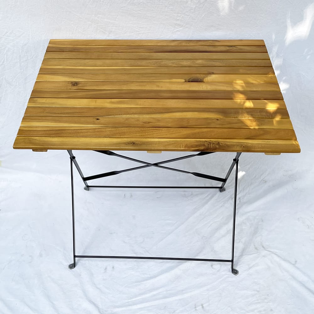 Bàn gấp gọn ngoài trời 60x80cm mặt gỗ tràm CFD68092 Bàn gấp gọn ngoài trời 60x80cm mặt gỗ tràm CFD68092 - hình 4
