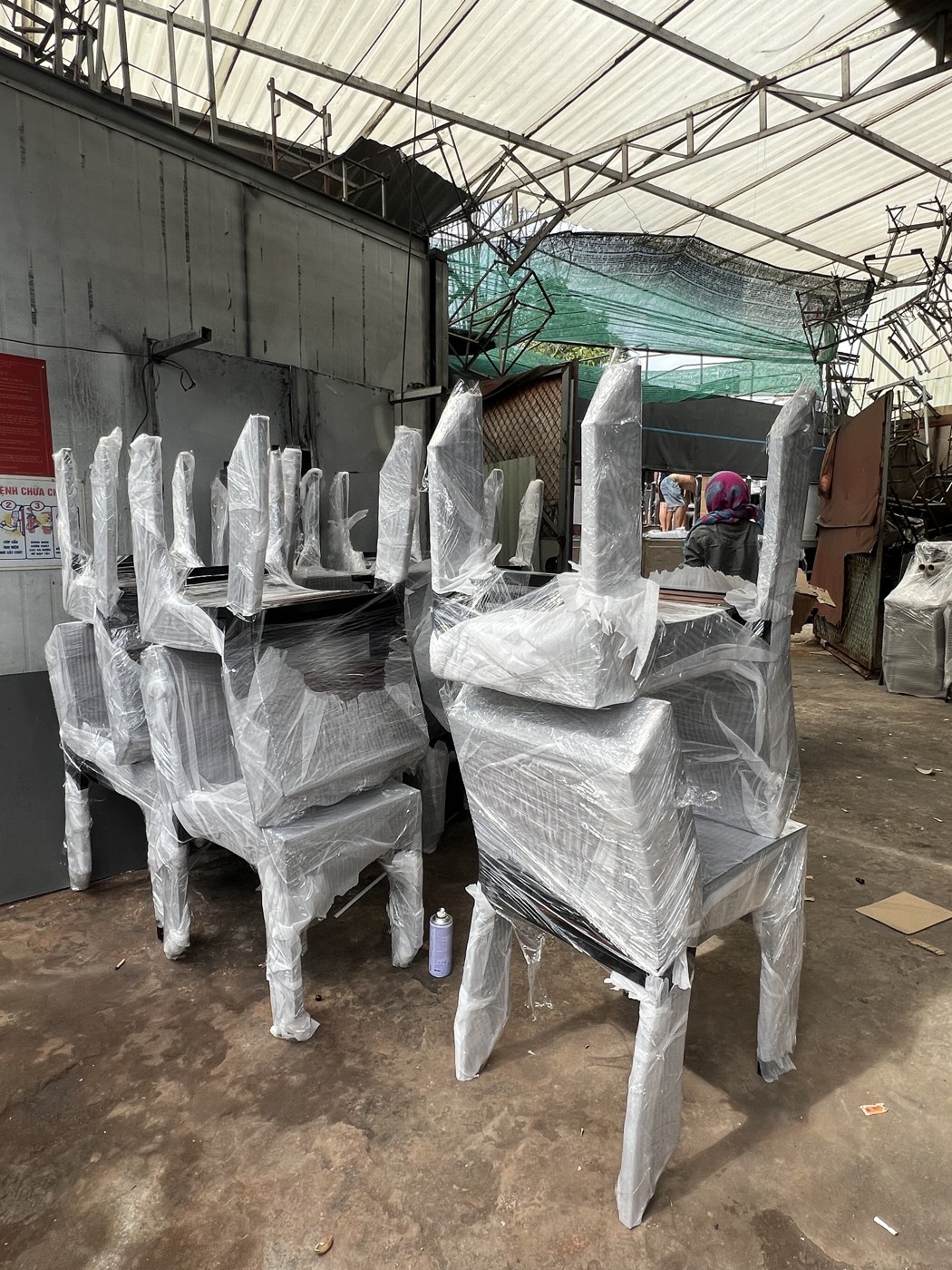 bàn ghế xếp cafe vỉa hè dễ bảo trì kéo dài tuổi thọ