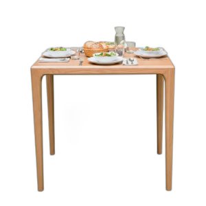 Bàn Neva vuông 80x80cm gỗ Ash