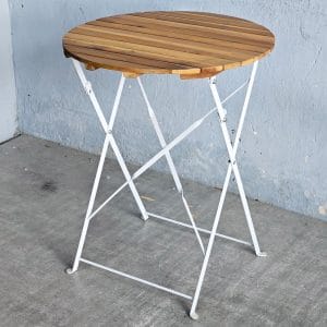 Bàn ngoài trời gấp gọn SHEFIELD 60x60cm gỗ tràm - hình 1