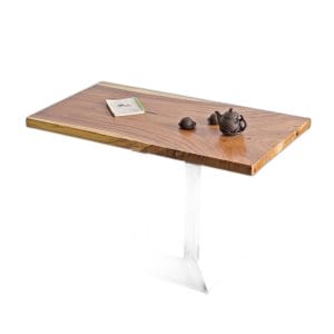 Bàn nhà hàng cafe chữ nhật 120x65cm gỗ me tây CFD68235
