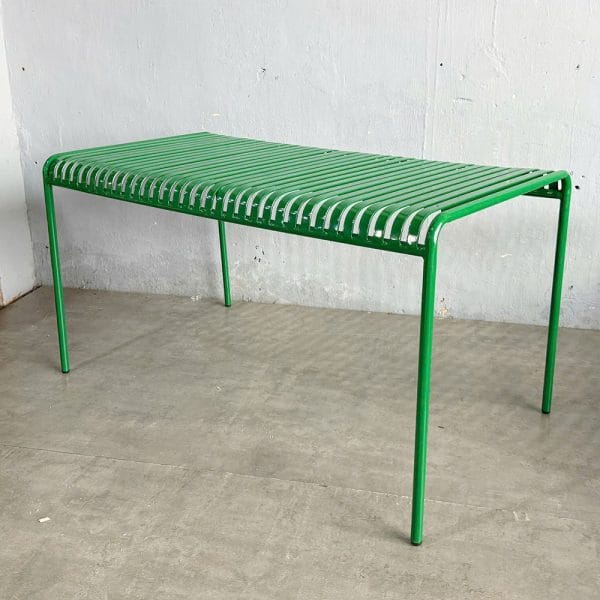 Bàn sắt ngoài trời 140cm sơn tĩnh điện nhiều màu - hình 1