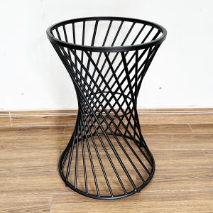 Bàn tròn 1m gỗ Tràm chân sắt tròn - hình 1