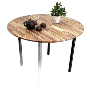 Bàn tròn gỗ Tràm chân sắt sơn tĩnh điện